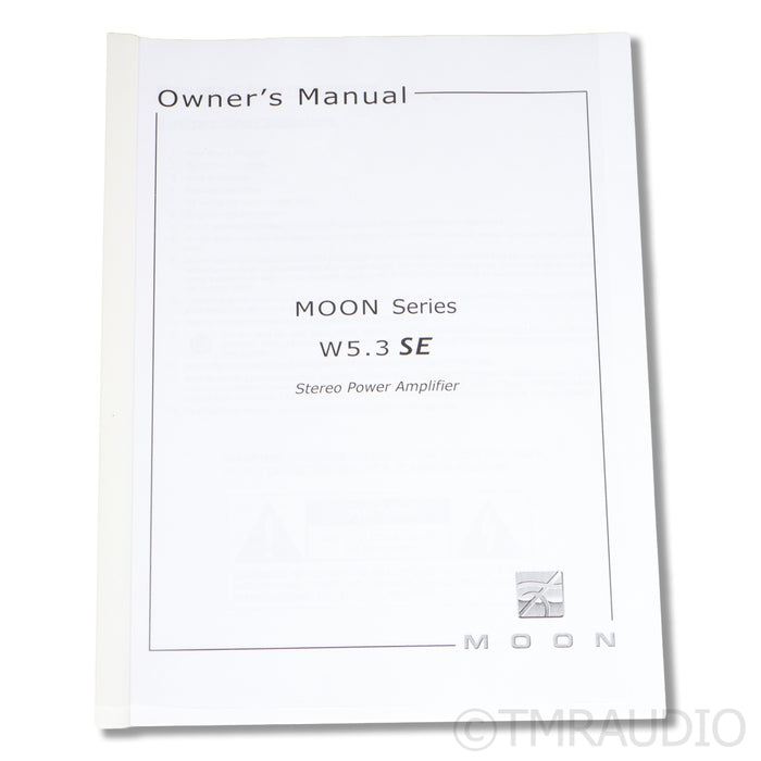 MOON by Simaudio W5.3SE Power Amplifier