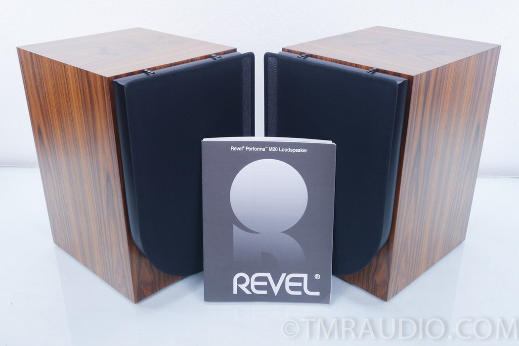 Revel M20 Bookshelf Speakers w/ Matching Stands