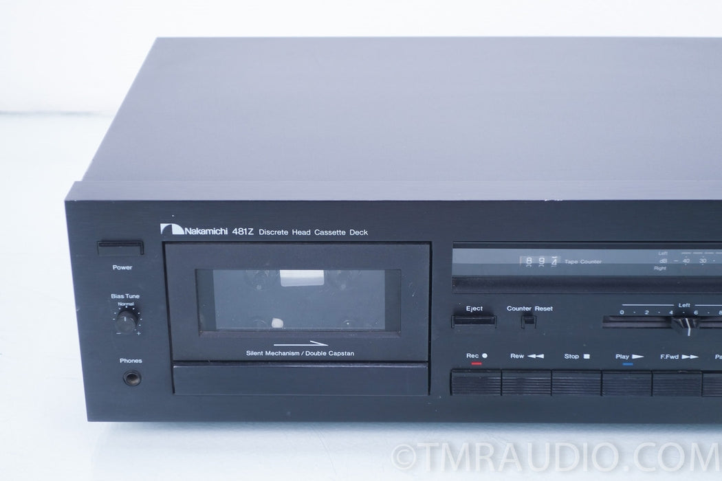 Nakamichi 481Z Stereo Cassette Deck / Tape Recorder
