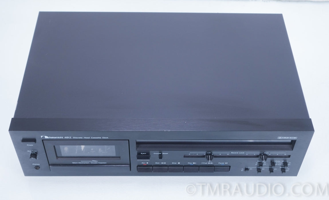 Nakamichi 481Z Stereo Cassette Deck / Tape Recorder