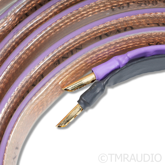Analysis Plus Oval 9 Speaker Cables; 3.5m