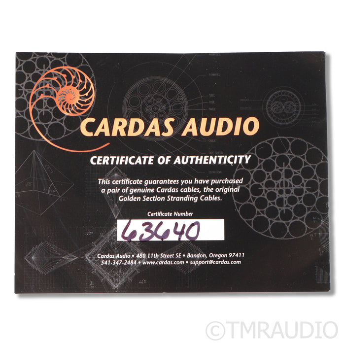 Cardas Golden Reference XLR Cables; 0.5m