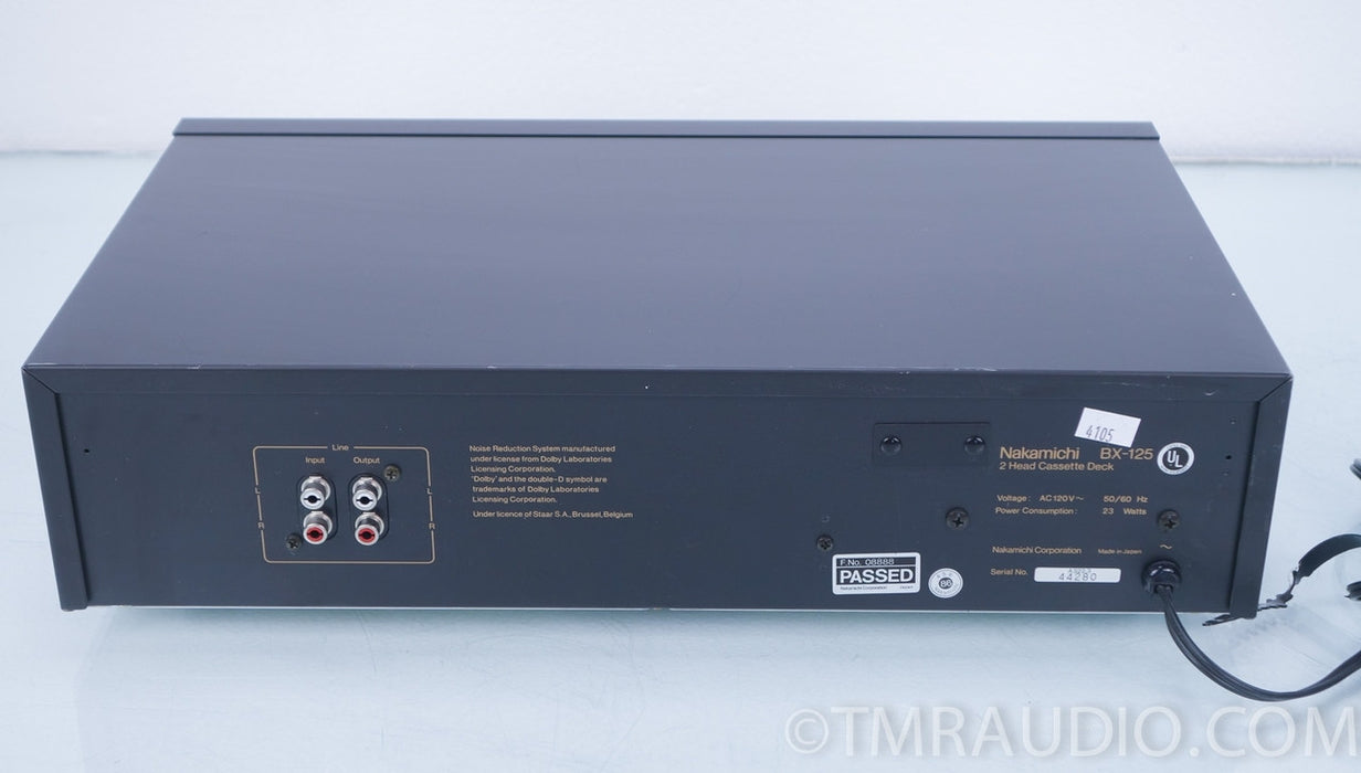 Nakamichi BX-125 Stereo Cassette Deck / Tape Recorder