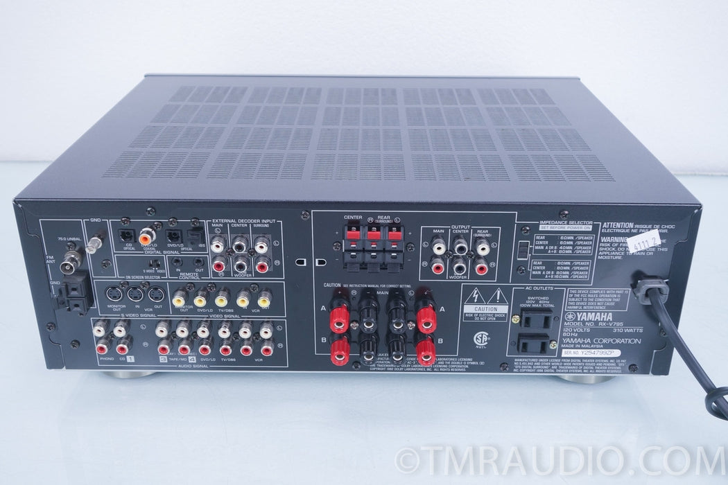 Yamaha RX-V795 5.1 Dolby Digital Home Theater Receiver