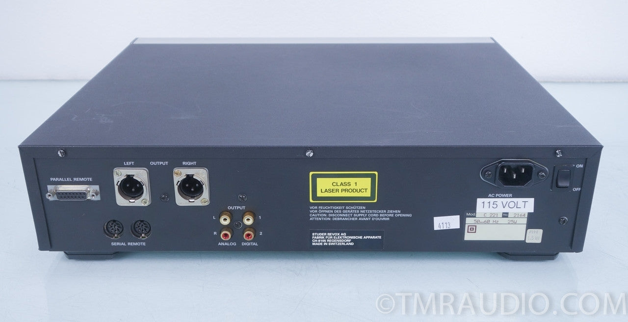 Revox / Studer C221 CD Player AS-IS