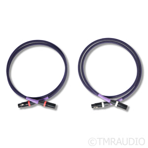Master Built Audio Purple Line XLR Cables; 1.5m