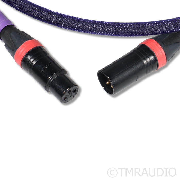 Master Built Audio Purple Line XLR Cables; 1.5m
