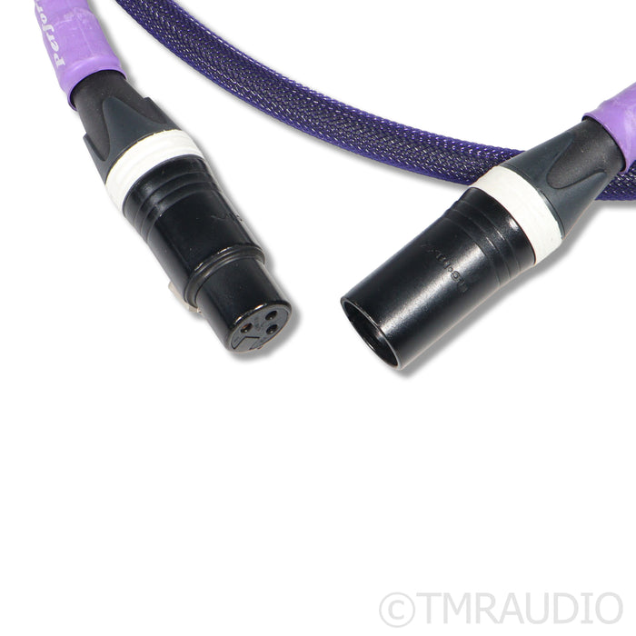 Master Built Audio Purple Line XLR Cables; 1.5m