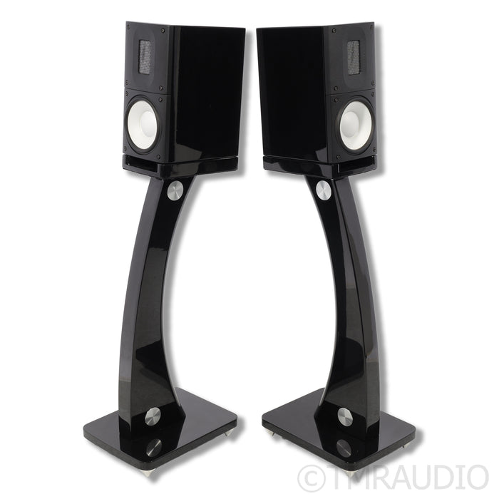 Raidho Acoustics X-1 Bookshelf Speakers; Stands