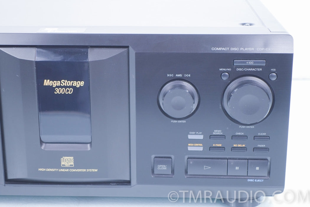 SONY CDP-CX355 300 Compact Disc MEGASTORAGE CD Player Changer Jukebox