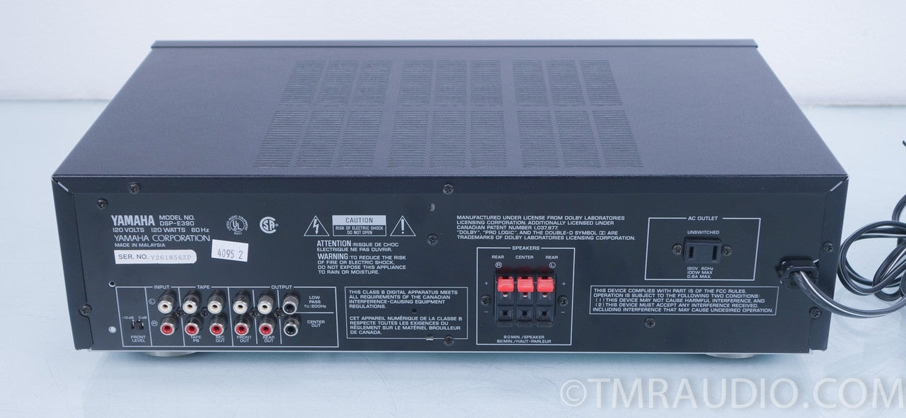 Yamaha DSP-E390 Natural Sound Dolby Surround Processor / Amplifier