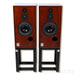 Harbeth SHL5plus XD Bookshelf Speakers; Rosewood; Resonant Woods Stands