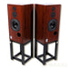 Harbeth SHL5plus XD Bookshelf Speakers; Rosewood; Resonant Woods Stands