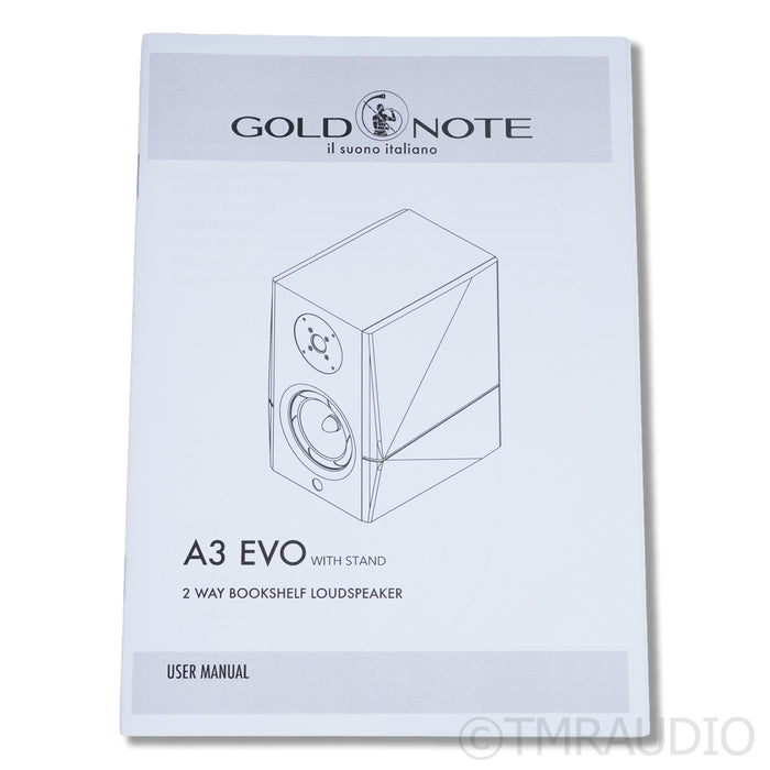 Gold Note A3 EVO Mk2 Bookshelf Speakers