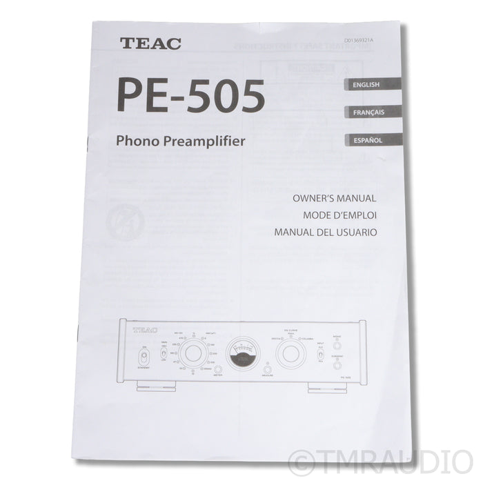 TEAC PE-505 MM/MC Phono Preamplifier