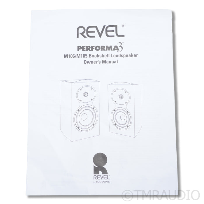 Revel Performa3 M106 Bookshelf Speakers