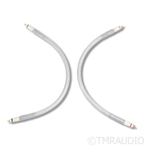 Acoustic Zen Zero Crystal Silver Reference II RCA Cables; 0.5m