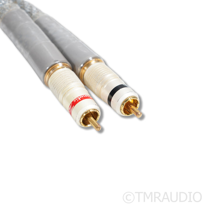 Acoustic Zen Zero Crystal Silver Reference II RCA Cables; 0.5m