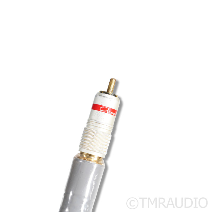 Acoustic Zen Zero Crystal Silver Reference II RCA Cables; 0.5m