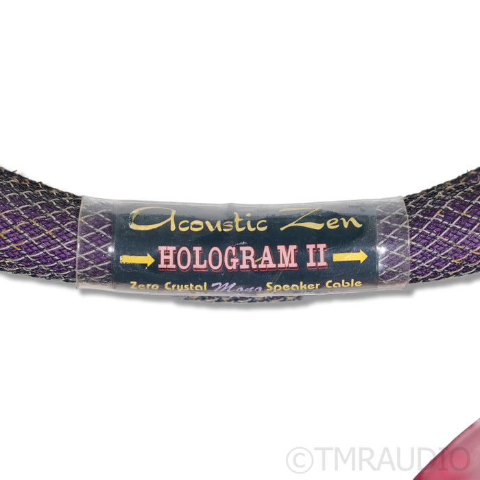 Acoustic Zen Hologram II Speaker Cables; 8ft