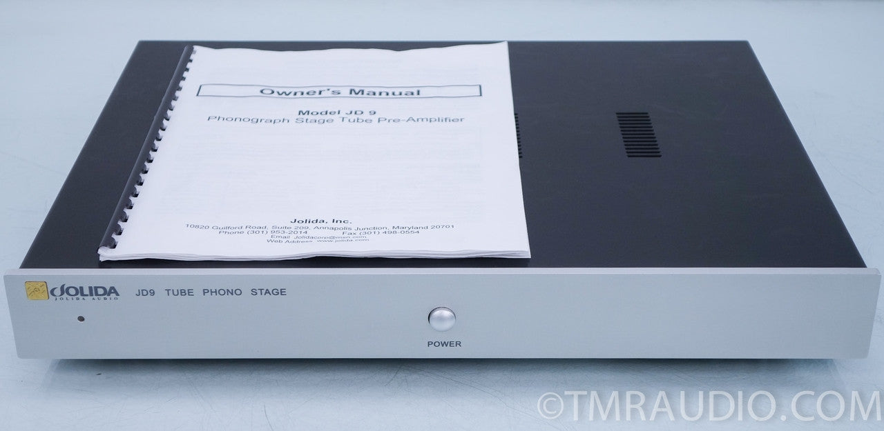 Jolida JD9 MC/MM Tube Phono Stage Excellent Condition in Factory Box