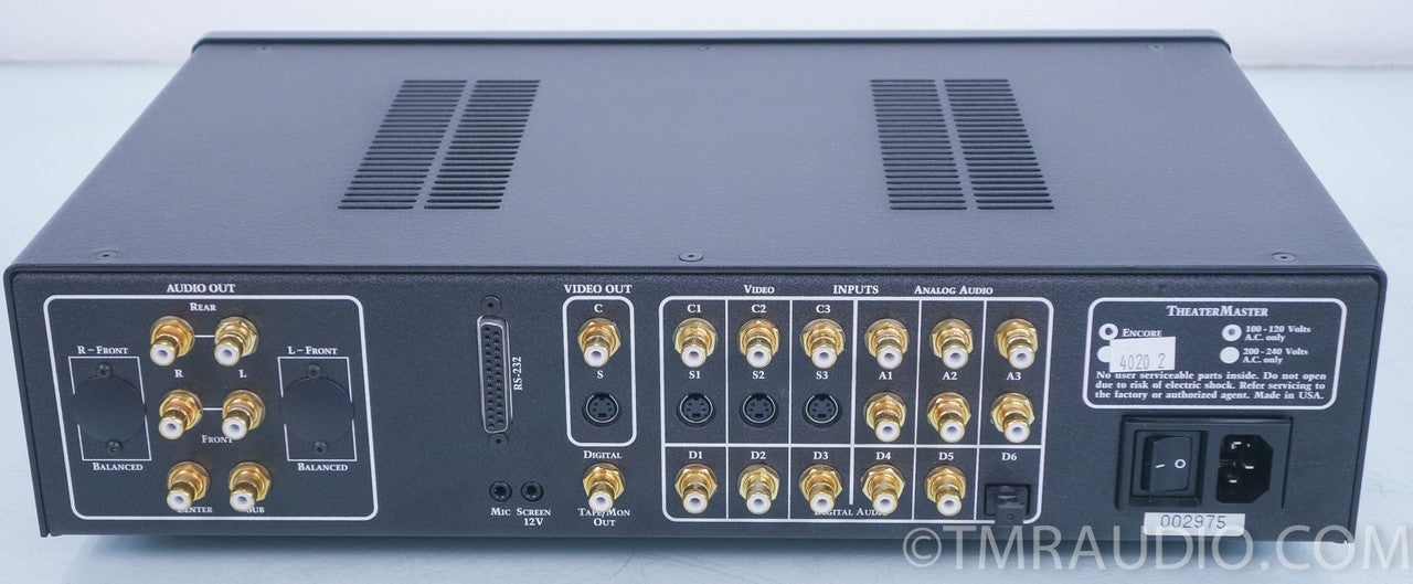 Enlightened Audio Designs EAD TheaterMaster Encore Preamplifier / Processor