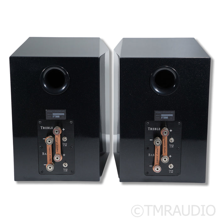 Legacy Audio Studio HD Bookshelf Speakers; Black Pearl (No Grilles)