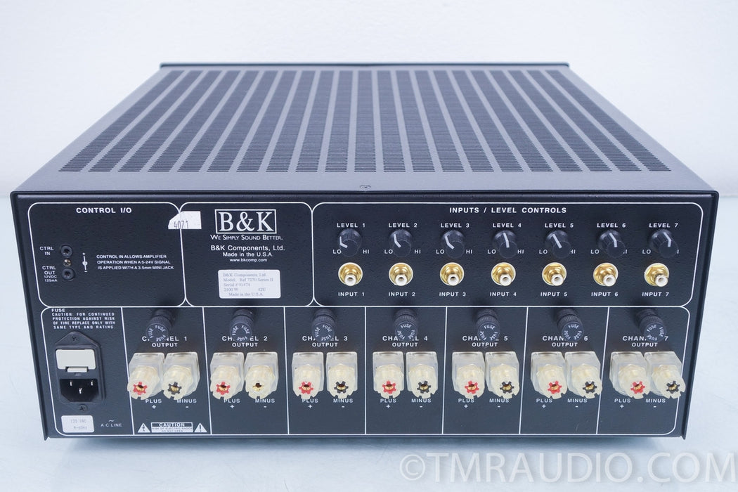 B&K 7270 Series II Power Amplifier 5 Channel Amplifier (AS-IS)