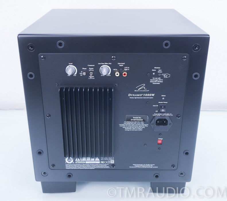 Martin Logan Dynamo 1000w (wireless) Subwoofer in Factory Box