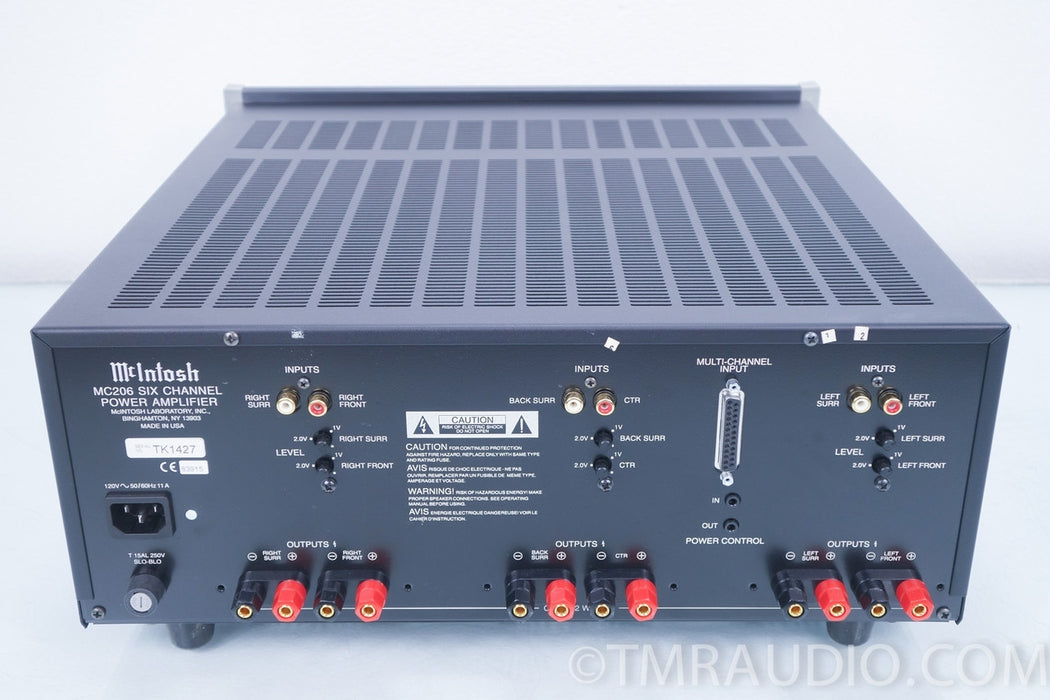 McIntosh MC206 6 Channel Amplifier in Factory Box