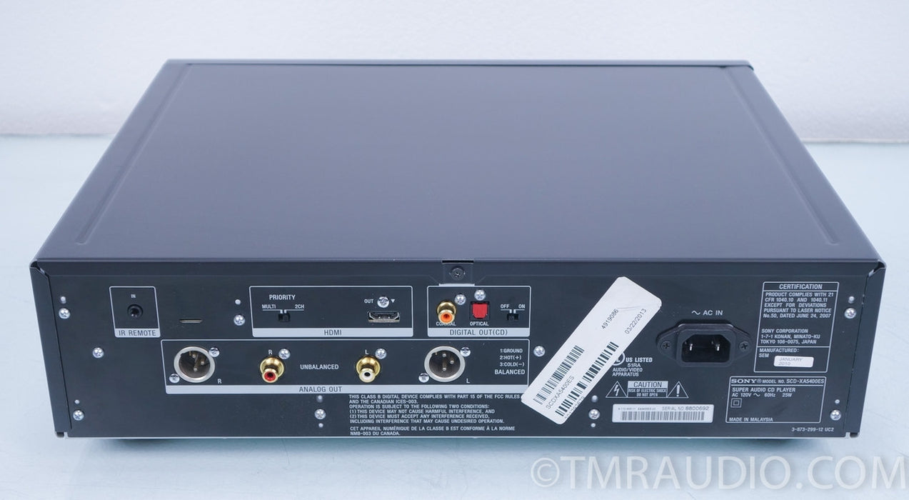 Sony SCD-XA5400ES ES Series CD / SACD Player in Factory Box