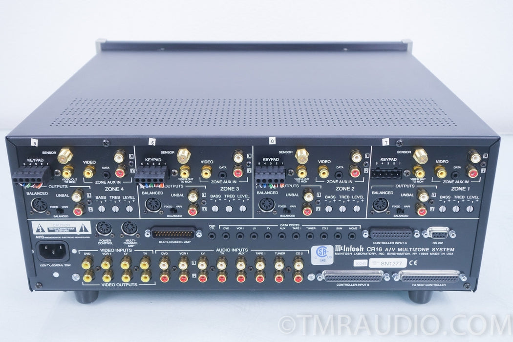 McIntosh CR16 Multi-Zone Controller in Factory Box