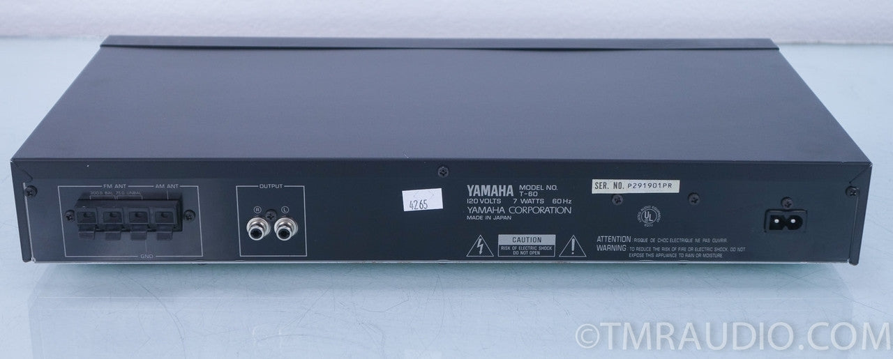 Yamaha T-60 Natural Sound AM / FM Digital Tuner