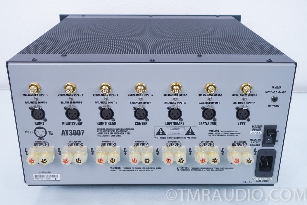 ATI AT3000 7 Channel Power Amplifier in Factory Box