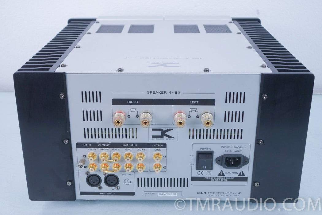 DK Design Group VS-1 Reference Mk II Integrated Amplifier in Factory Box (tube hybrid)