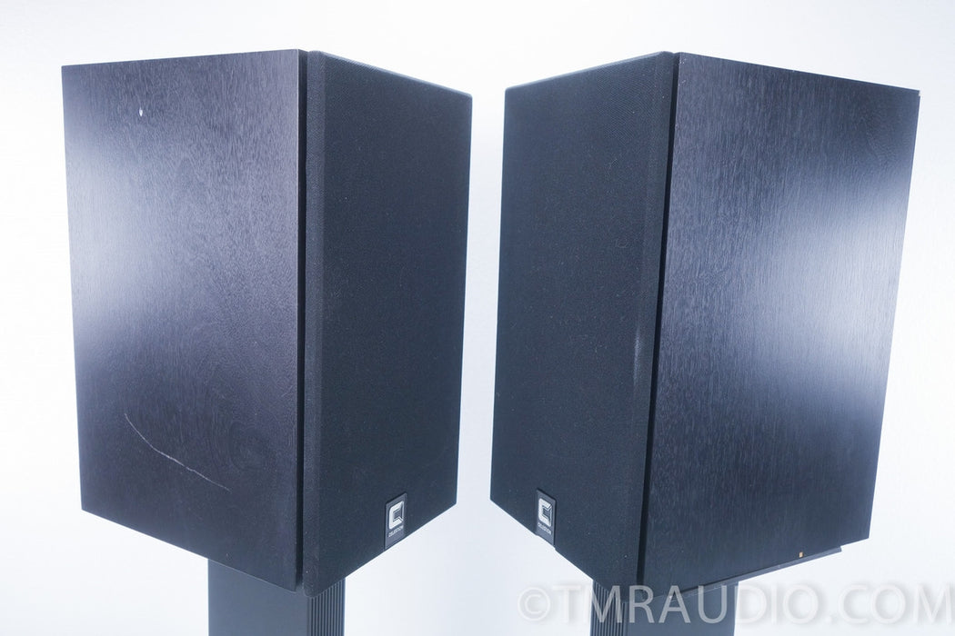 Celestion SL6S Bookshelf Speakers w/ Matching Stands AS-IS (cracked surrounds)