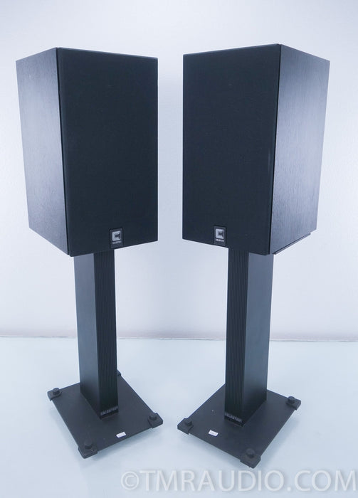 Celestion SL6S Bookshelf Speakers w/ Matching Stands AS-IS (cracked surrounds)