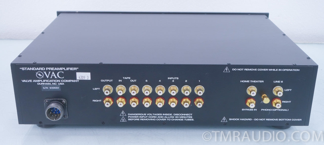 VAC Standard Edition LE Tube Preamplifier w/ MM Phono Preamp