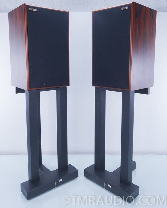 Harbeth M30.1 35th Speakers in Factory Box with Matching Stands