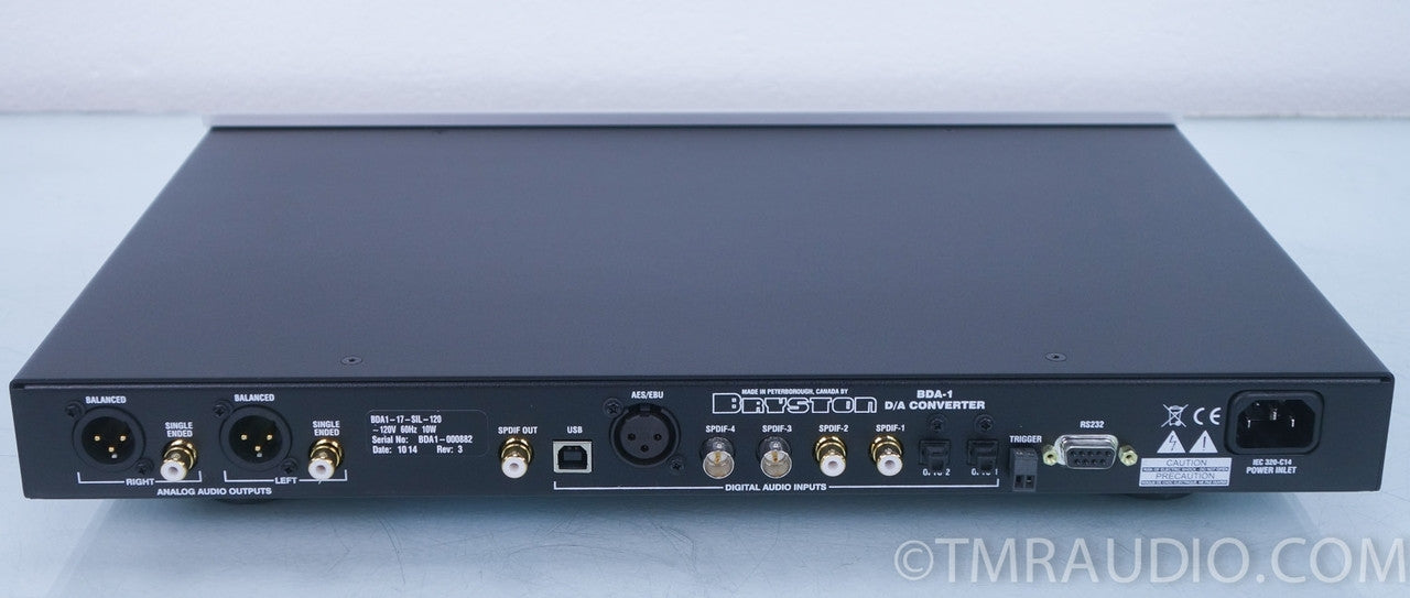 Bryston BDA-1 D/A Converter DAC in Factory Box