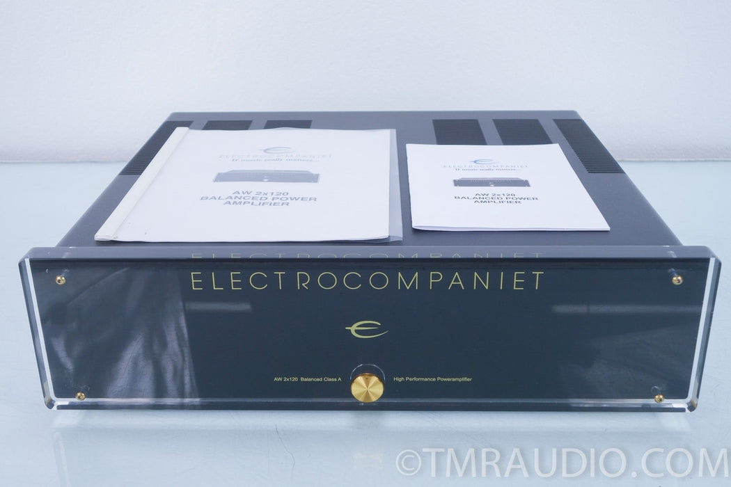 Electrocompaniet AW 2x120 Stereo Power Amplifier in Factory Box