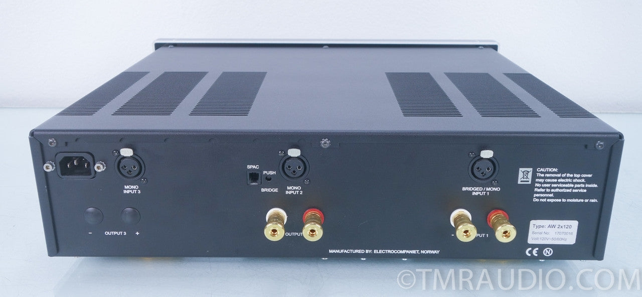 Electrocompaniet AW 2x120 Stereo Power Amplifier in Factory Box