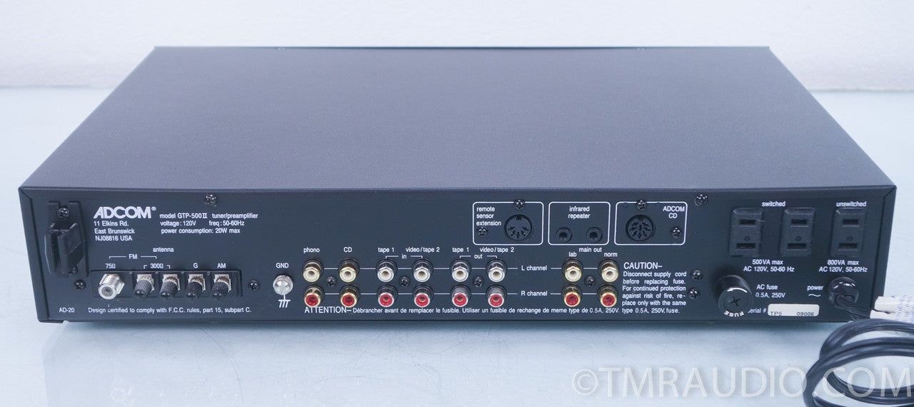 Adcom GTP-500 II Preamplifier / Tuner in Factory Box