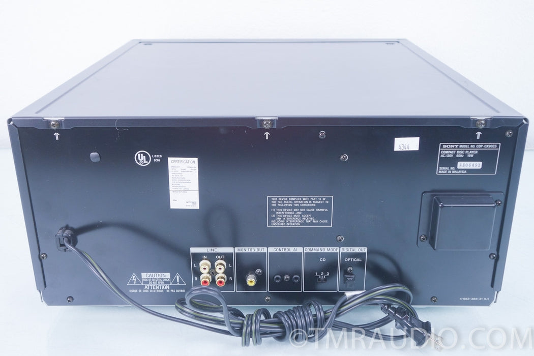 Sony CDP-CX90ES 200 Disc CD Changer / Player / Jukebox