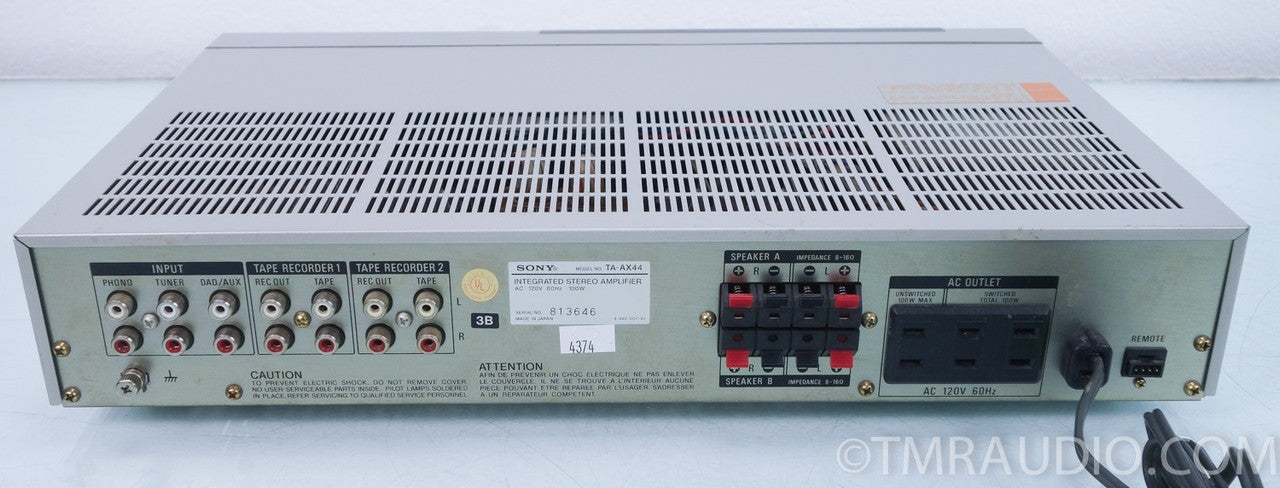 Sony TA-AX44 Integrated Stereo Amplifier