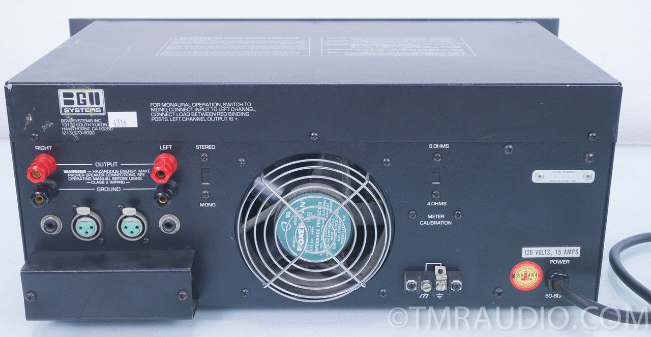 BGW Systems 750B Vintage Power Amplifier AS-IS