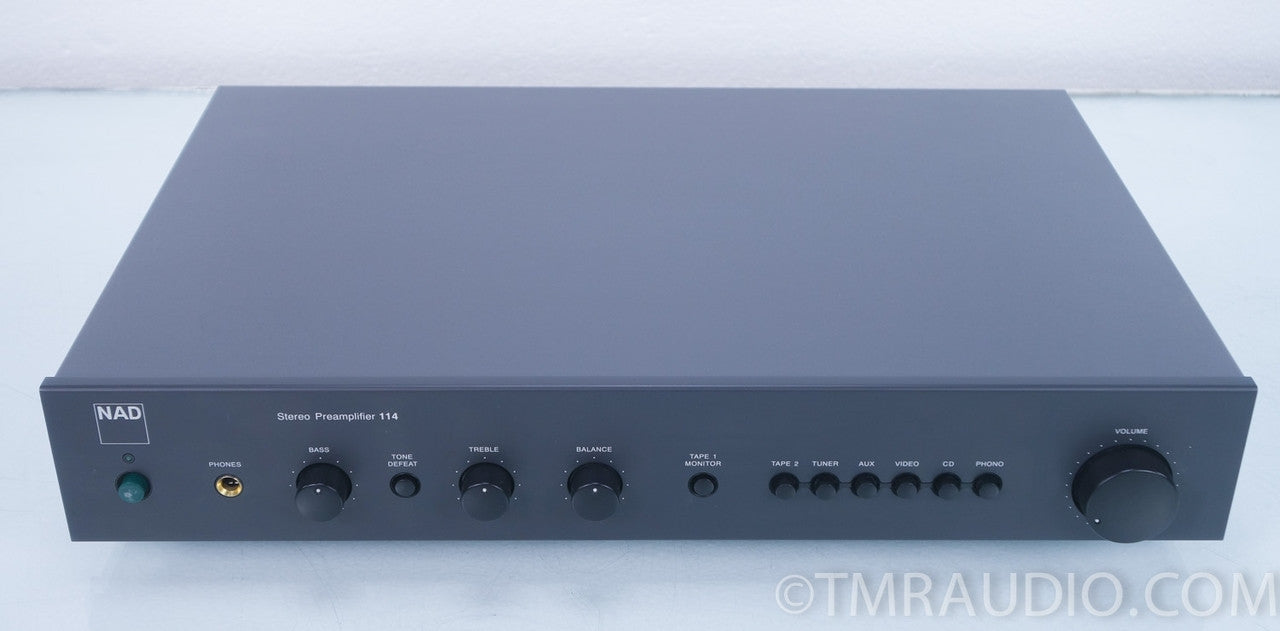 NAD 114 Stereo Preamplifier w/ Phono Preamp in Factory Box