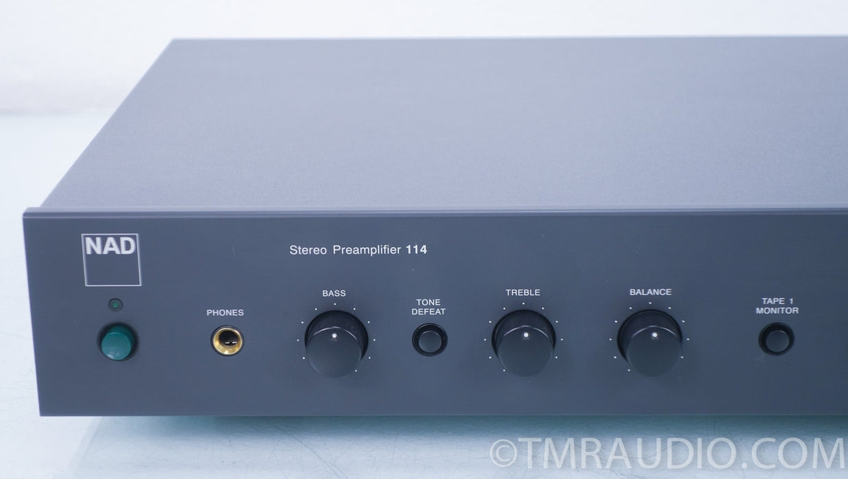 NAD 114 Stereo Preamplifier w/ Phono Preamp in Factory Box