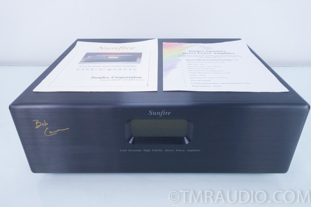 Sunfire Signature Stereo Power Amplifier (600w x 2) in Factory Box
