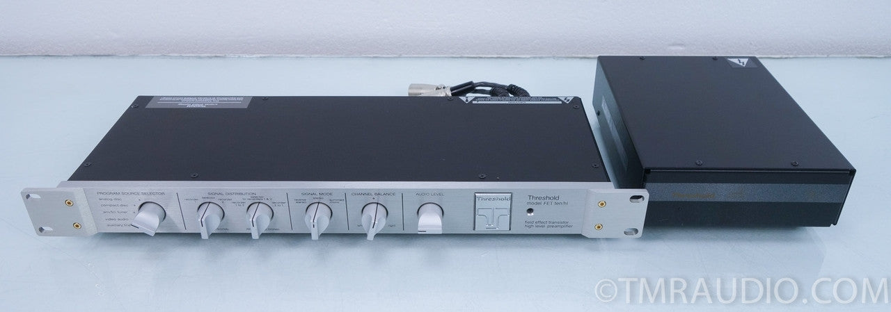 Threshold FET ten/hl Stereo Preamplifier with Power Supply